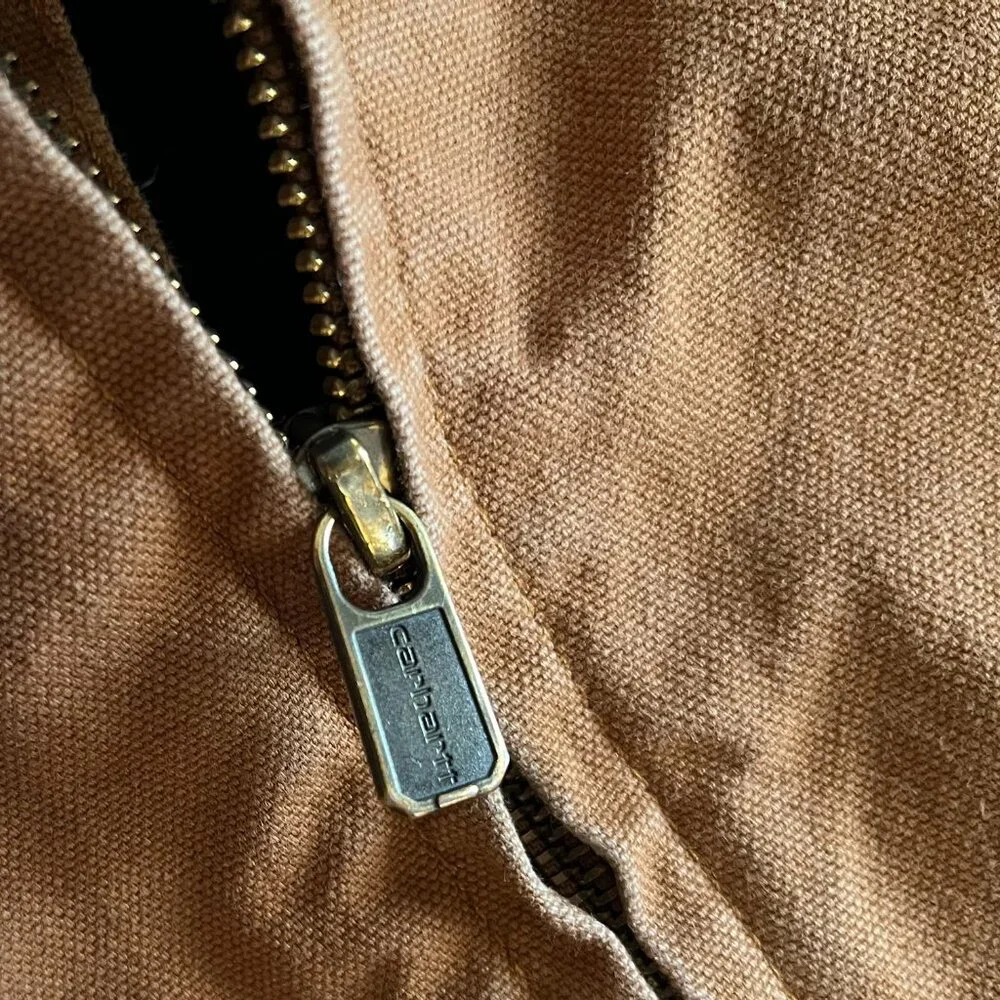 Carhartt tan canvas jacket S 7-8